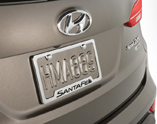 2013 Hyundai Santa Fe Sport License Plate Frame 00402-31930