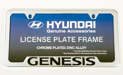 2009 Hyundai Genesis Genesis License Plate Frame 00402-31923