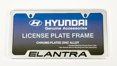 2012 Hyundai Elantra Touring Touring License Frame 00402-31925