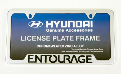2009 Hyundai Entourage Entourage License Frame 00402-31921