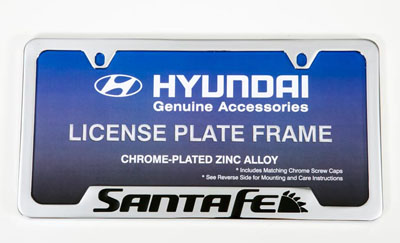 2012 Hyundai Santa Fe Santa Fe License Frame 00402-31915